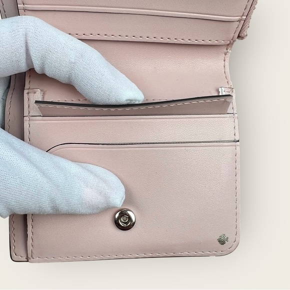 Kate Spade Cameron Paper Rose Small L-zip Bifold Wallet - Picture 12 of 13